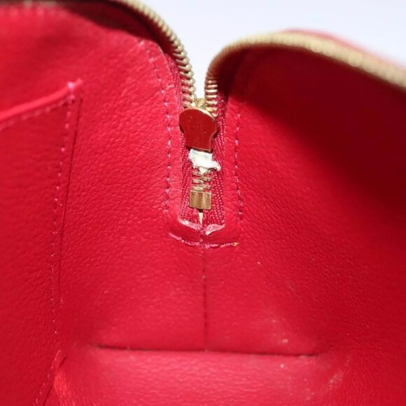 LOUIS VUITTON Vernis Rayure Pochette Cosmetic Pomme D'amour LV Auth - Picture 13 of 16